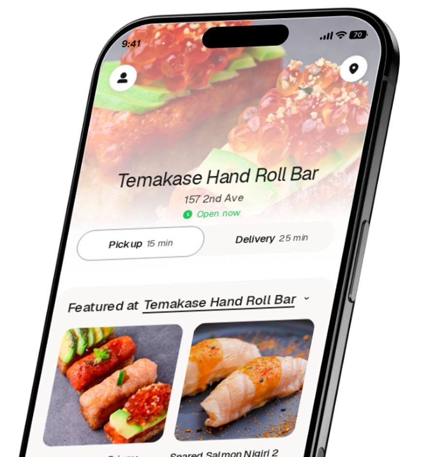 Temakase Hand Roll Bar app preview