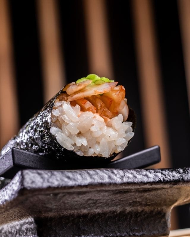 Japanese Pumkin Hand Roll.