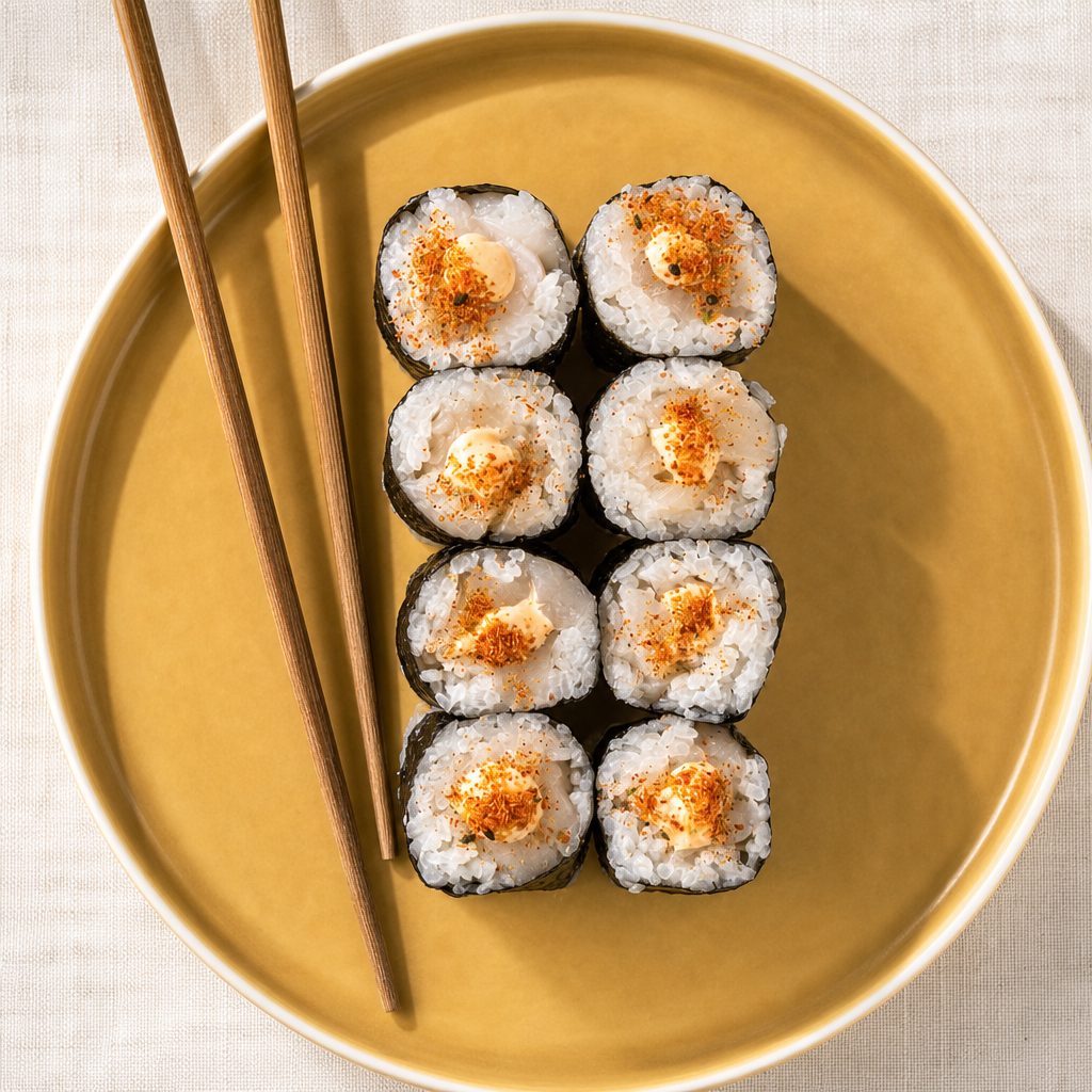 Spicy Scallop Roll.