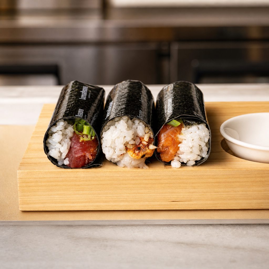 Japanese Pumpkin Handroll (V).