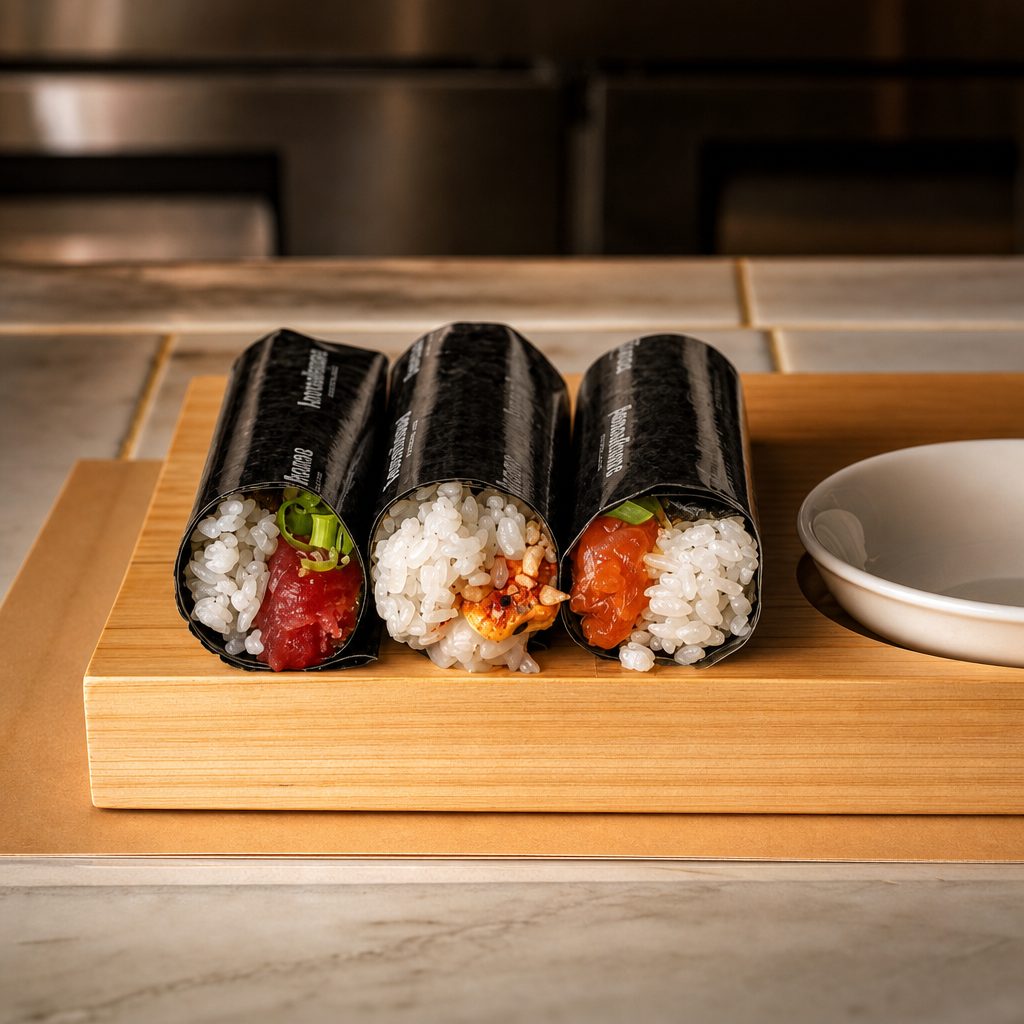 Blue Crab Handroll.