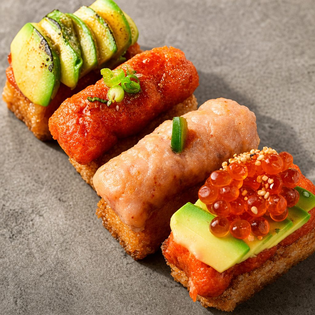 Caviar Crispy Rice (4 pcs).