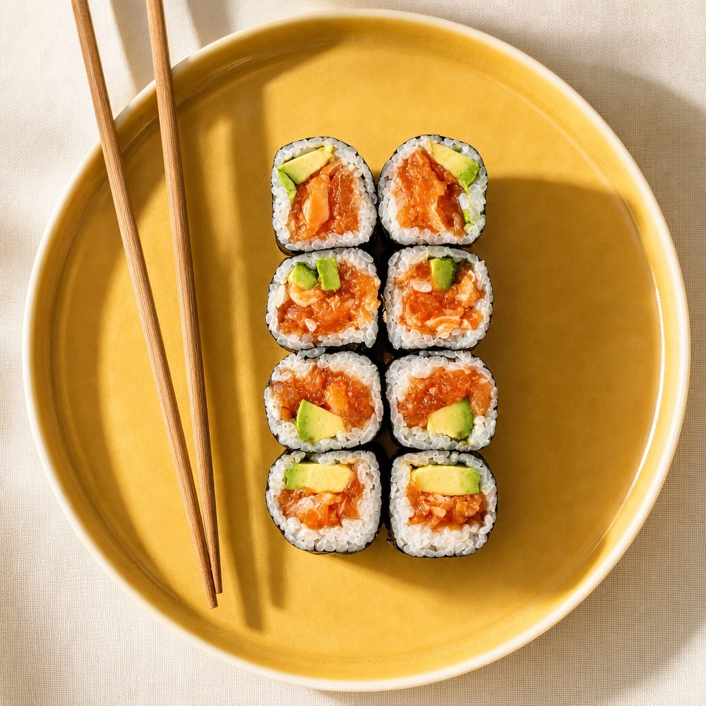 Salmon Avocado Roll.