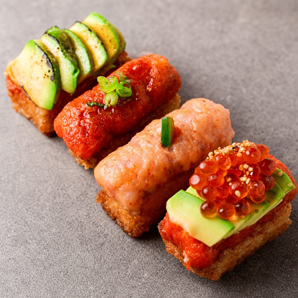 Spicy Yellowtail Crispy Rice (4 pcs).