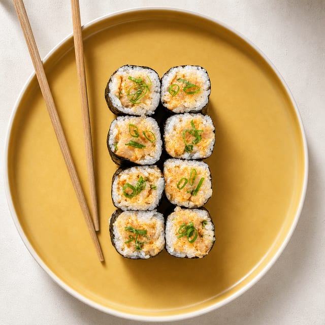 Yellowtail Scallion Roll.