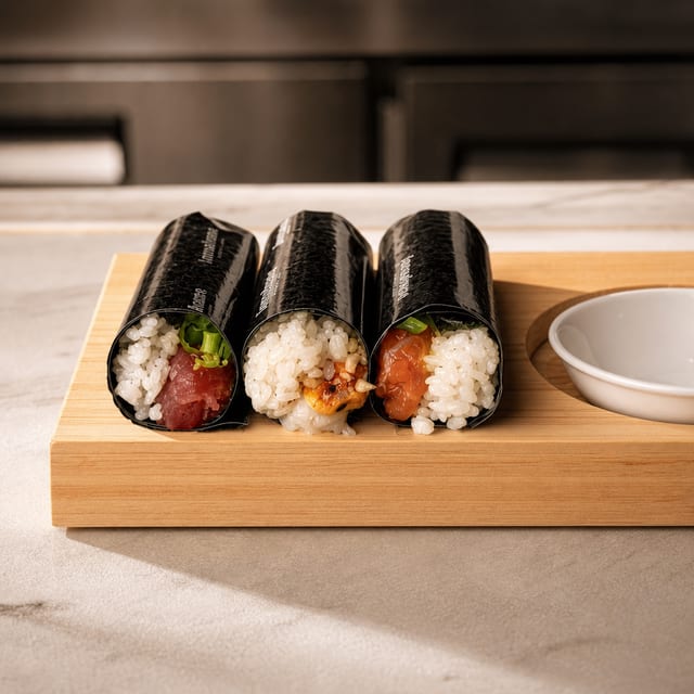Avocado Crunch Handroll (V).