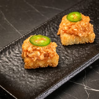 Spicy Salmon Crispy Rice