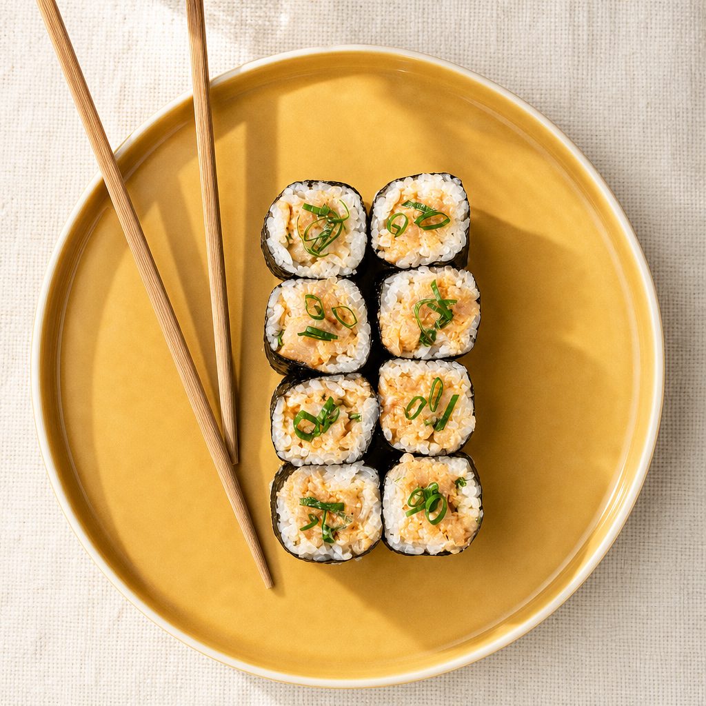 Yellowtail Scallion Roll.