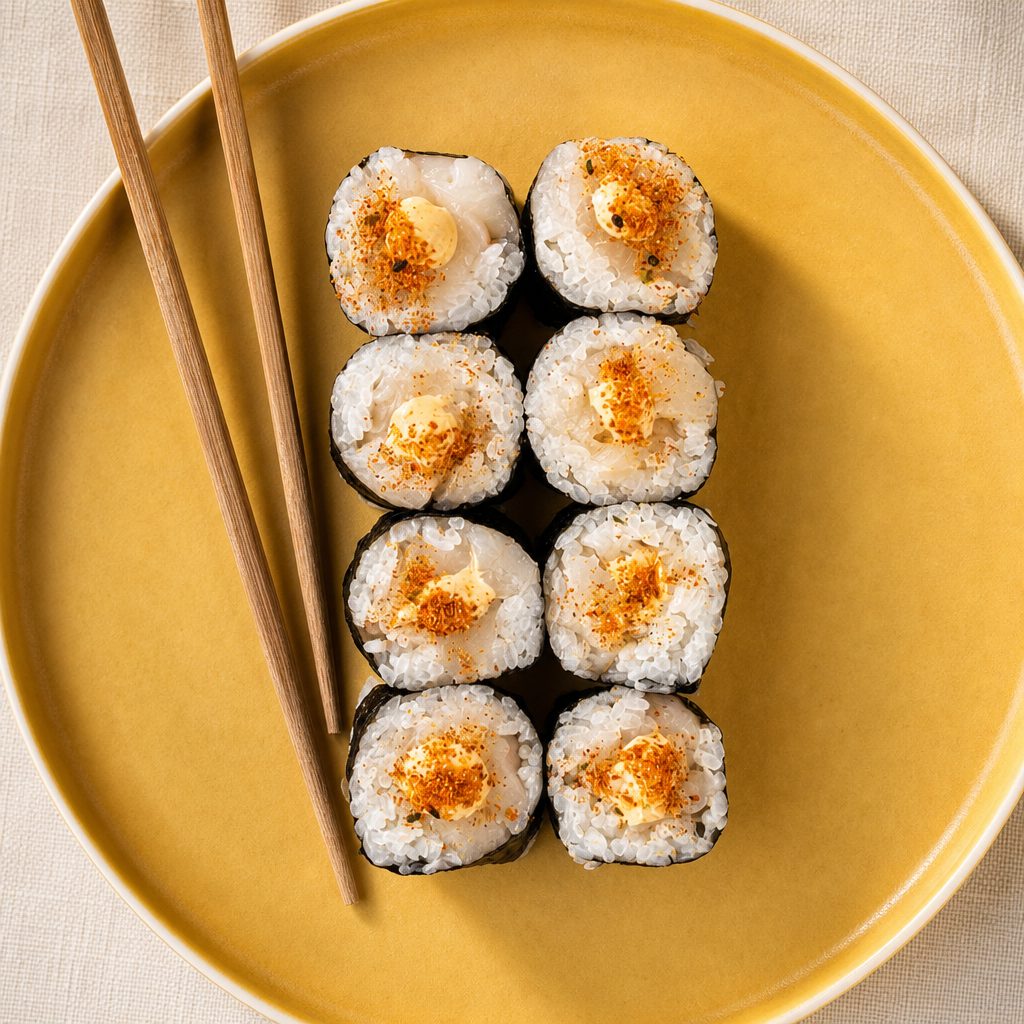 Spicy Scallop Roll.