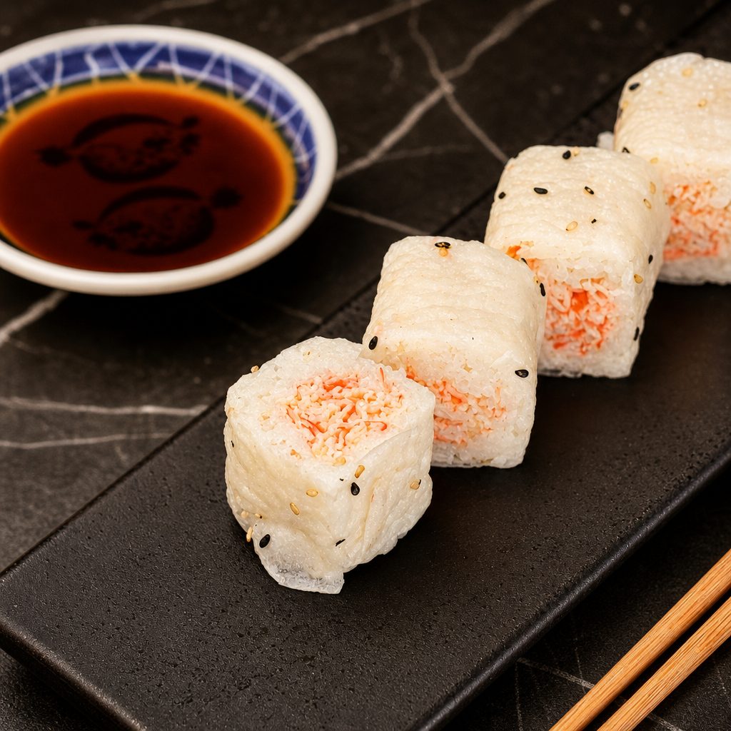 Soy Butter Crab Roll.