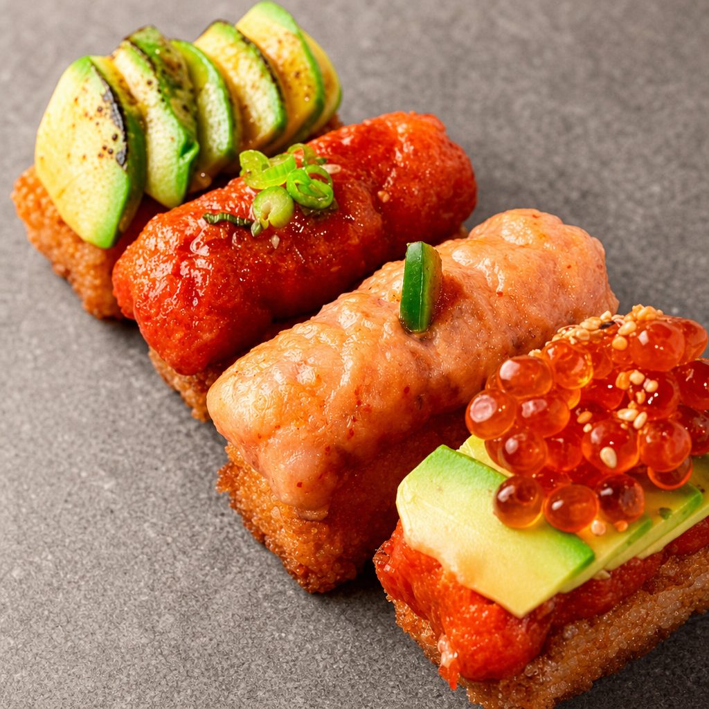 Spicy Salmon Crispy Rice.