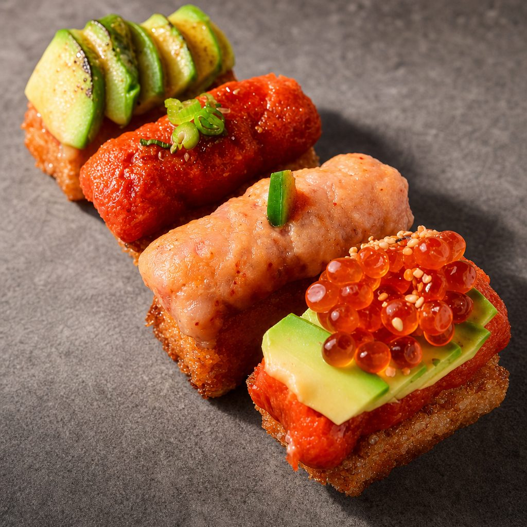 Spicy Yellowtail Crispy Rice.
