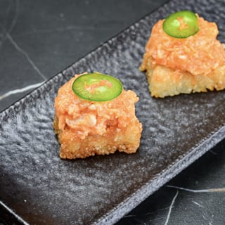 Spicy Salmon Crispy Rice