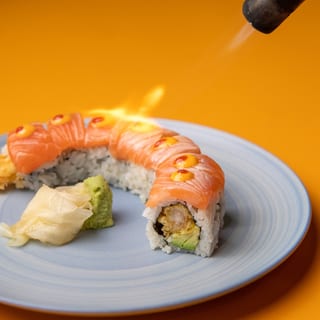 Seared Salmon Tempted Tempura